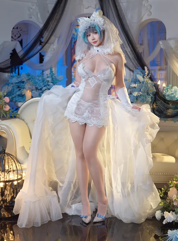 碧蓝航线 柴郡内衣花嫁 - 麻花酱